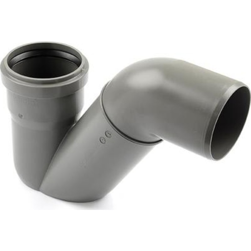 Unidrain - P-vandls med vandret 75 mm udlb