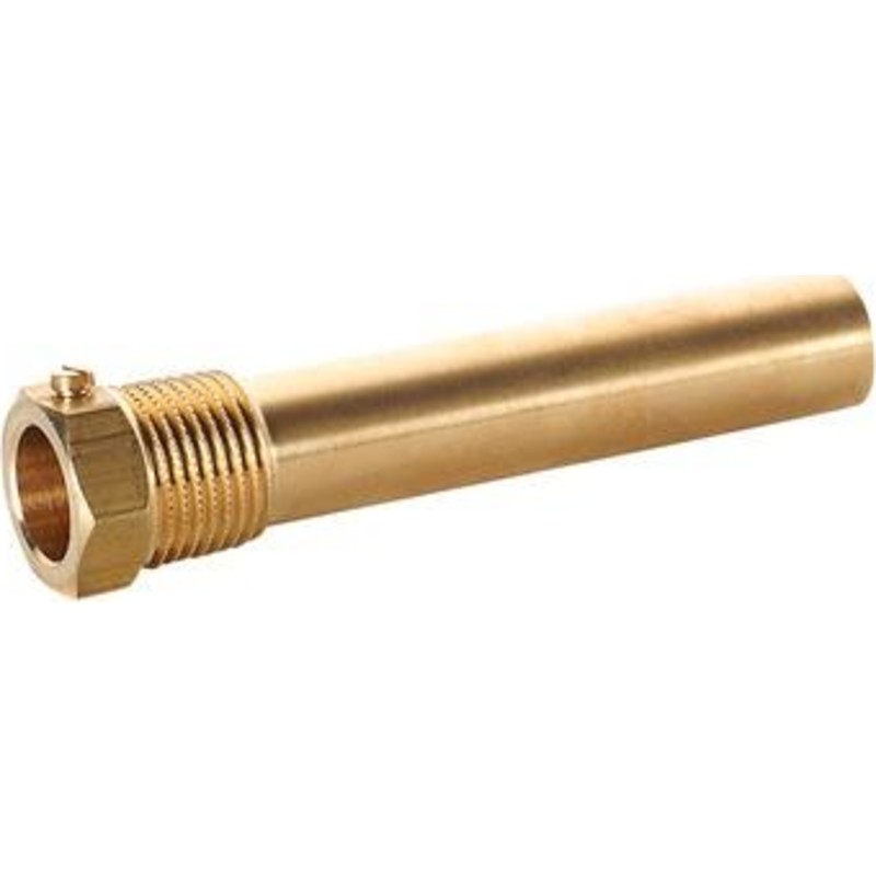 Dykrørslomme 1/2" 50 mm med skrue