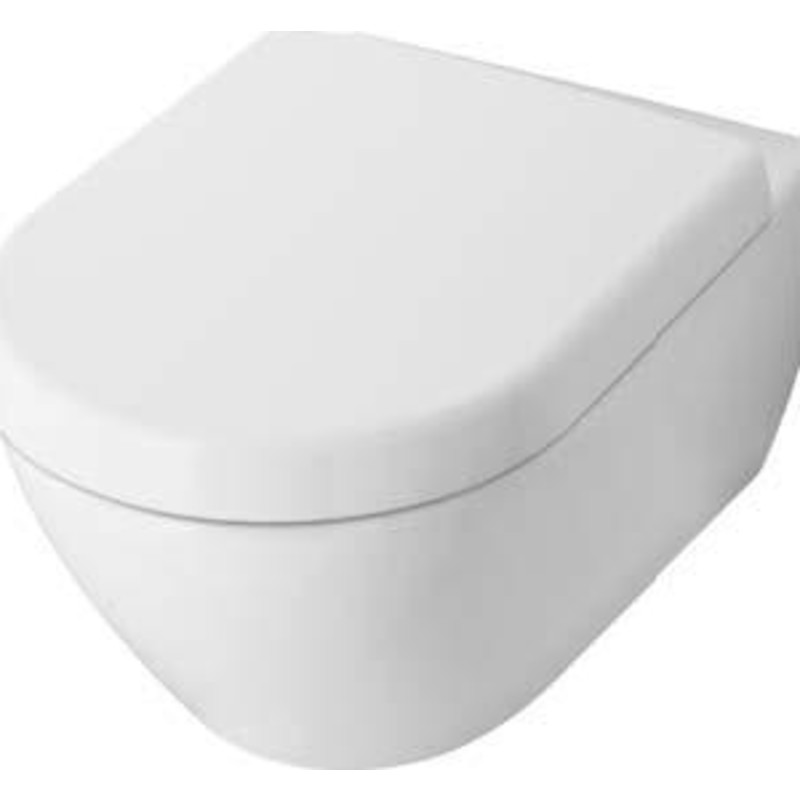 Villeroy & Boch Subway 2.0 v&auml;ggh&auml;ngd toalett, reng&ouml;ringsv&auml;nlig, vit