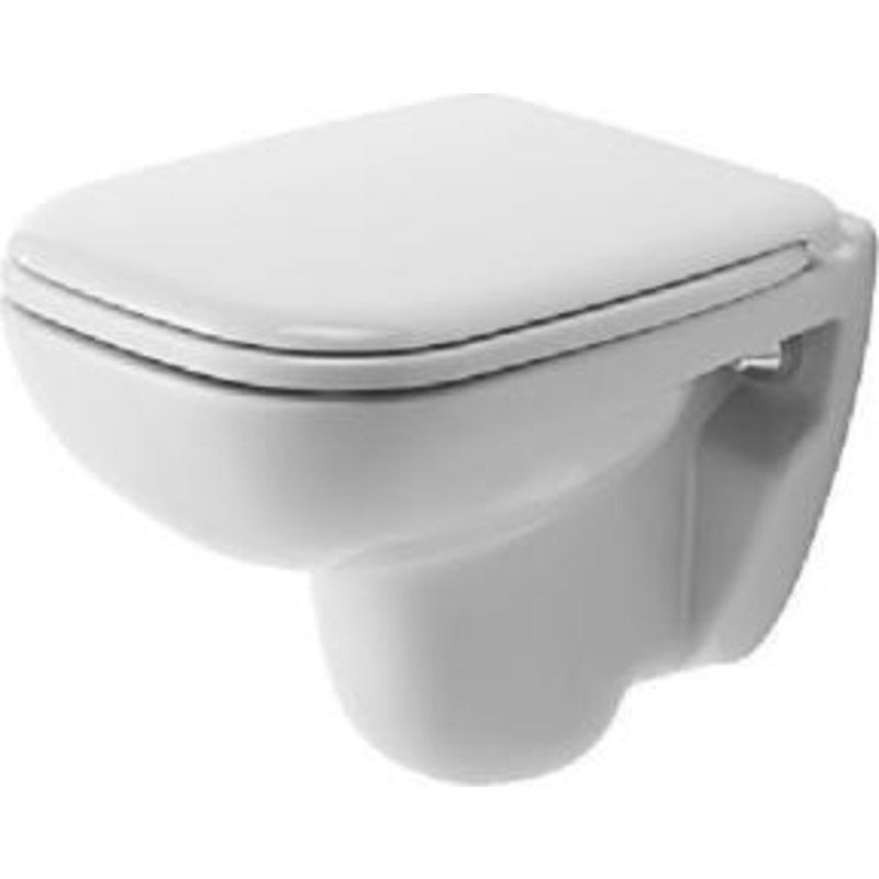 Duravit D-code væghængt toilet i hvid