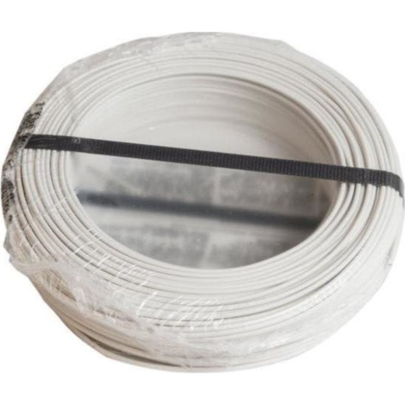 100 meter Installationsledning PVL, 1×1,5 mm², hvid