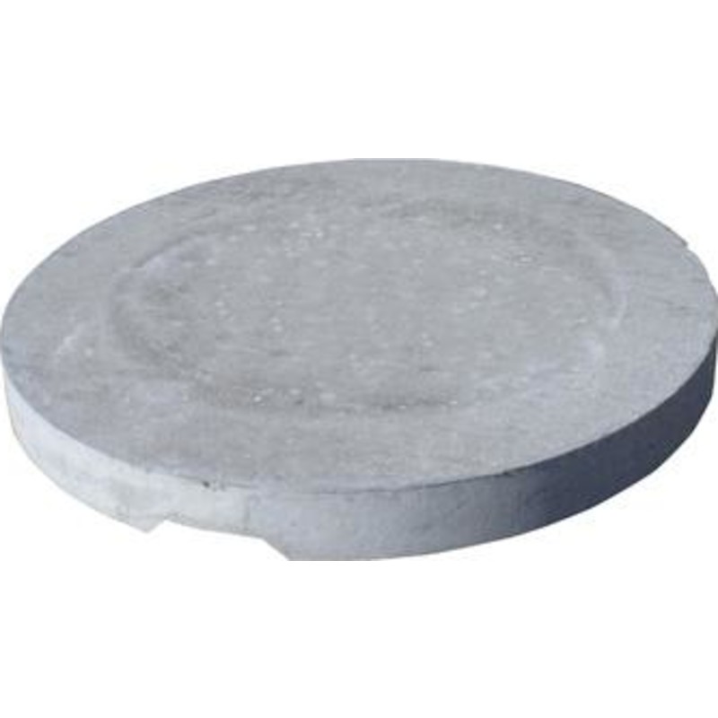 IBF - Betondksel (uarmeret) til 600 mm plast brnd med betonkegle