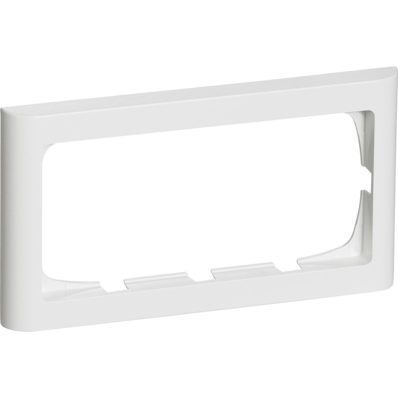 LK FUGA - Softline 63 vandret ramme uden midtersprosse, 1x2 modul, hvid