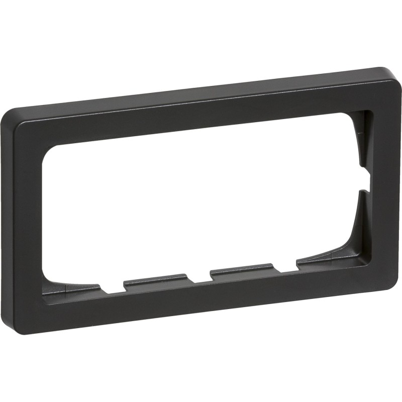 LK FUGA - Baseline 63 ramme uden midtersprosse, 1x2 modul, koksgr