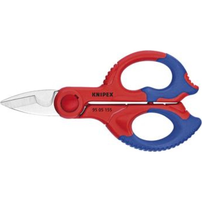 KNIPEX Elektrikersaks med flerkomponent-hylstre, glasfiberarmeret 155 mm