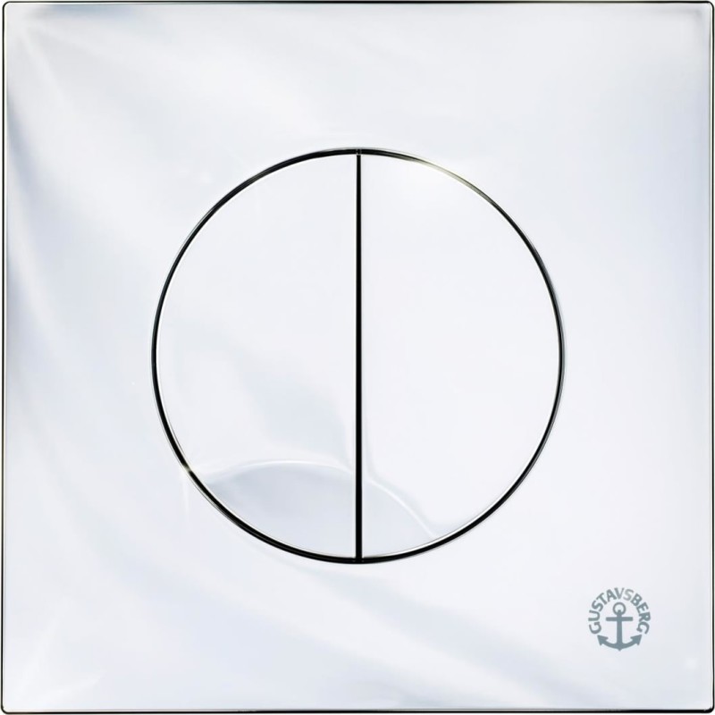 Gustavsberg Triomont XS DUO dobbelt tryk - Blank krom