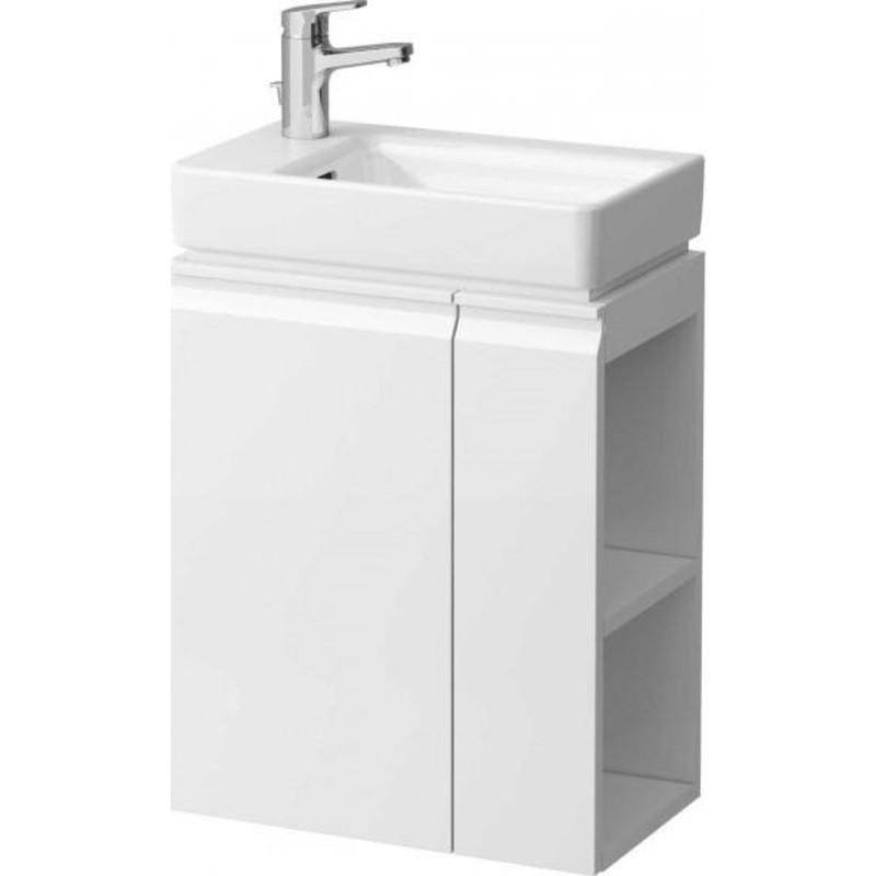 Laufen Pro S møbelpakke med åbne hylder til højre 48 x 28 cm i hvid
