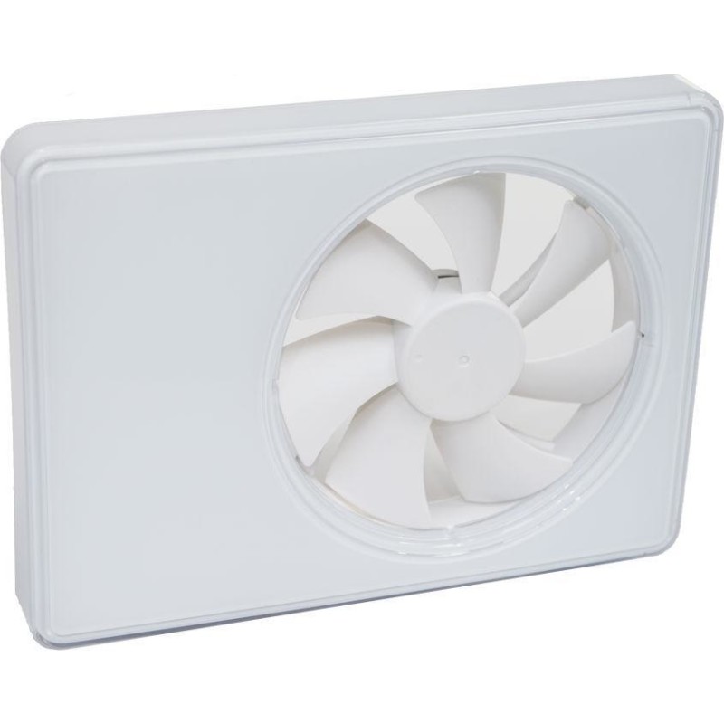Duka smart fan ventilator uden styring Ø100/125 mm, hvid