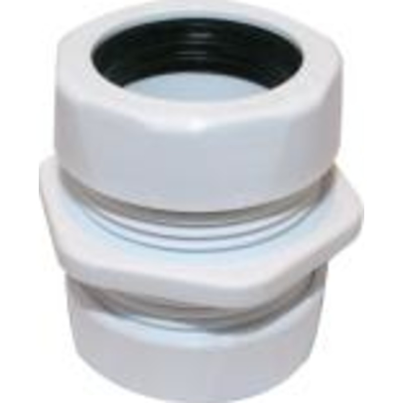 Purus Overgangskobling, 32 mm / 32 mm, PP, hvid