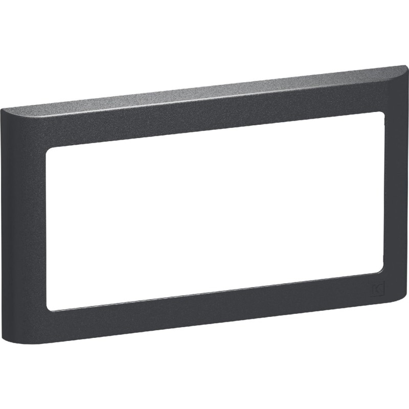 LK Fuga Soft 63 designramme, 2 modul vandret, koksgrå