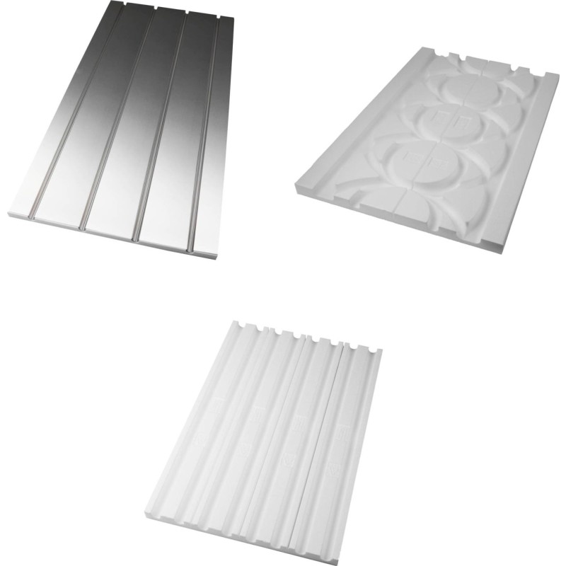 Roth QuickTemp Compact golvvärmeplåt pakke, 5,2 m², 10,5 mm pex-rör