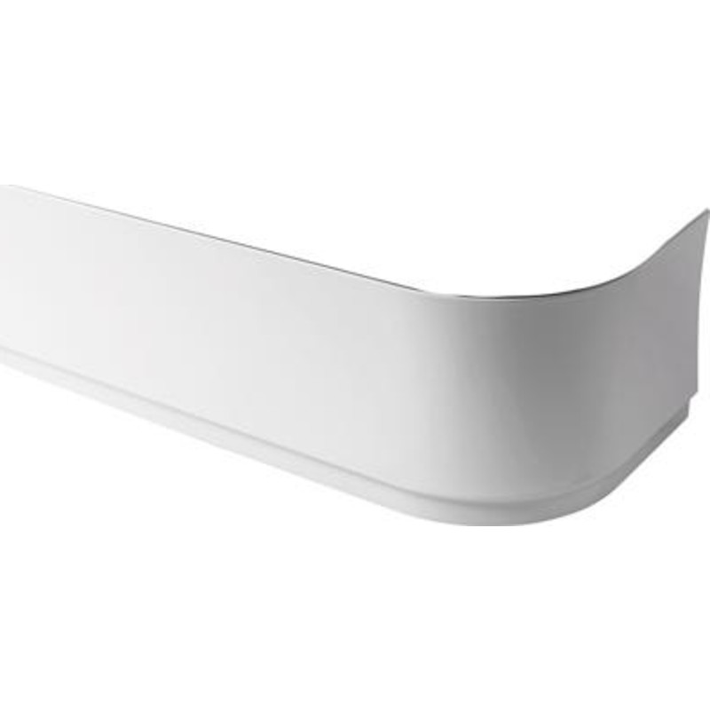 Royal Viva frontpanel, 175x80 cm, venstrevendt, hvid
