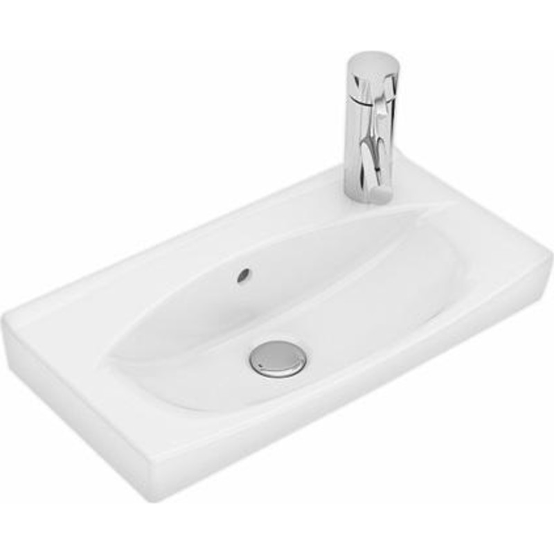 Ifö Spira håndvask 515 x 285 mm. Hanehul højre. 15087