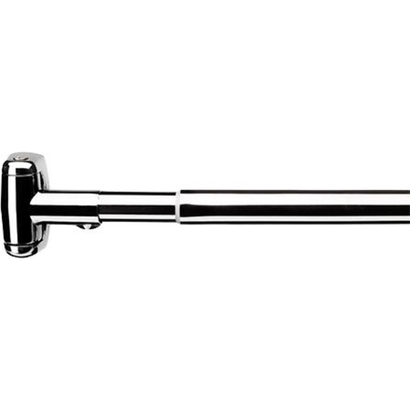 Hefe duschdraperistång, max 185 cm, krom