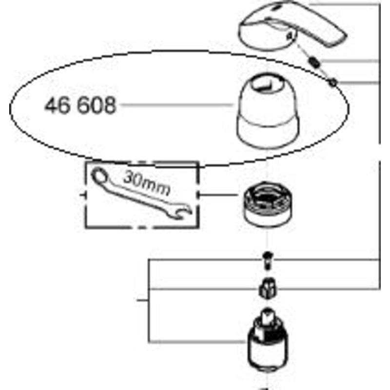 Grohe kappe - 46608