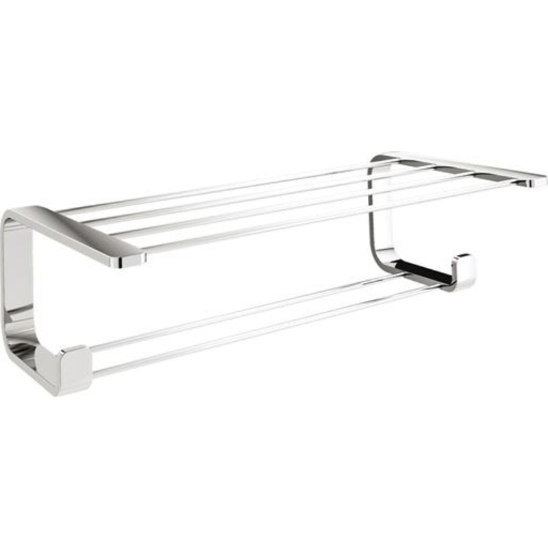 Hefe Outline hylla, 50x26 cm, krom