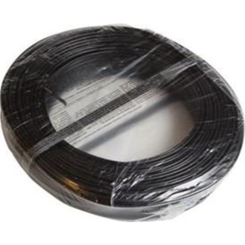 100 meter Installationsledning PVL 1×1,5 mm² i sort