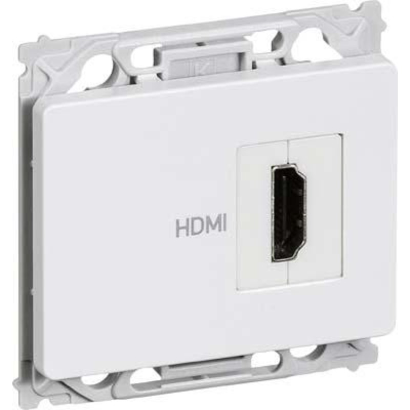 LK Opus 66 HDMI-udtag, 1 modul, Hvid