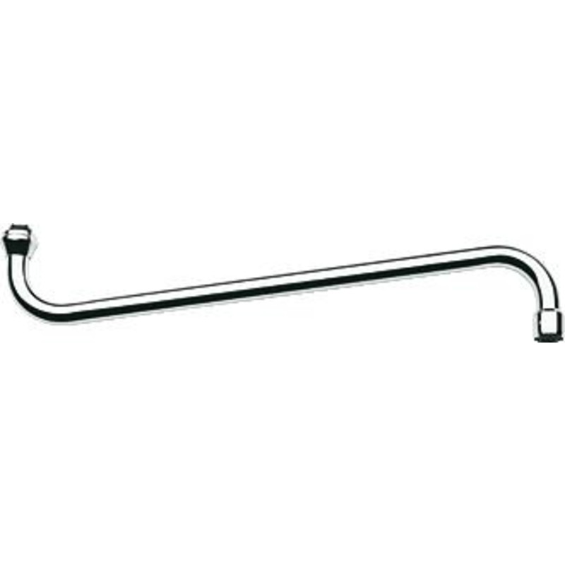 Grohe S-pip, 400 mm, 3/4", krom