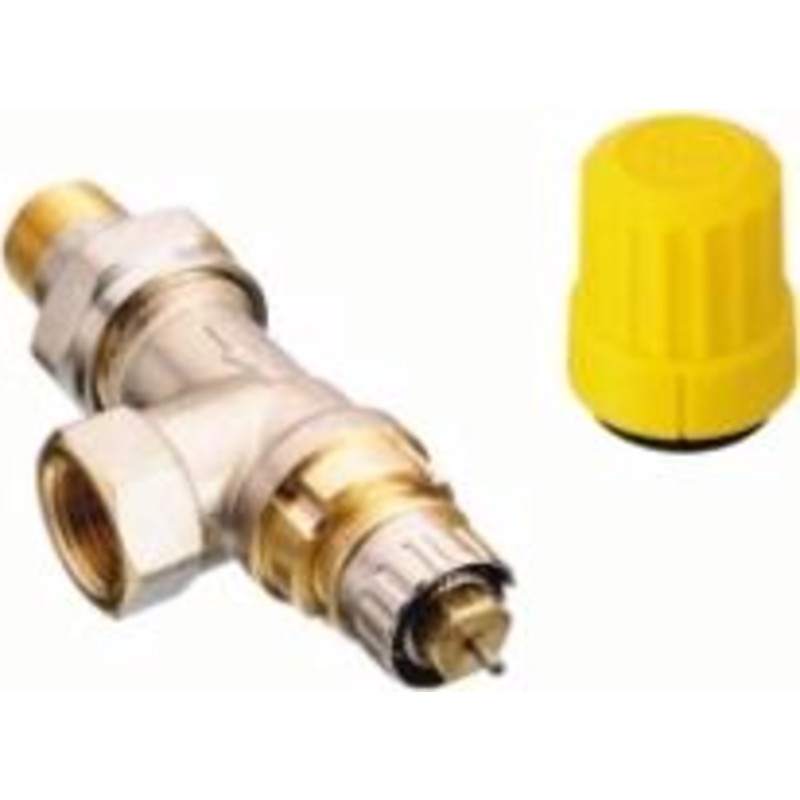 Danfoss RA-UR returventil 3/8'' omvendt vinkelløb,013G3297