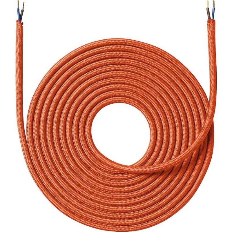 Nielsen Light tygledning, 2x0,75 mm², 4 meter, orange