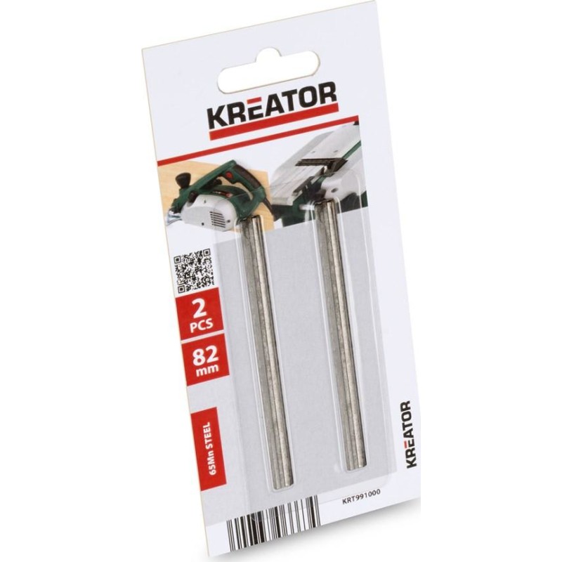 Kreator knivsats för elhyvel 82 mm