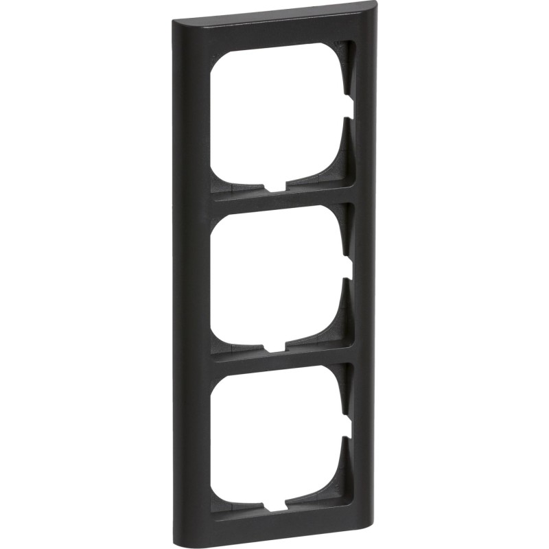 LK FUGA - Softline 63 lodret ramme, 3 modul, koksgr