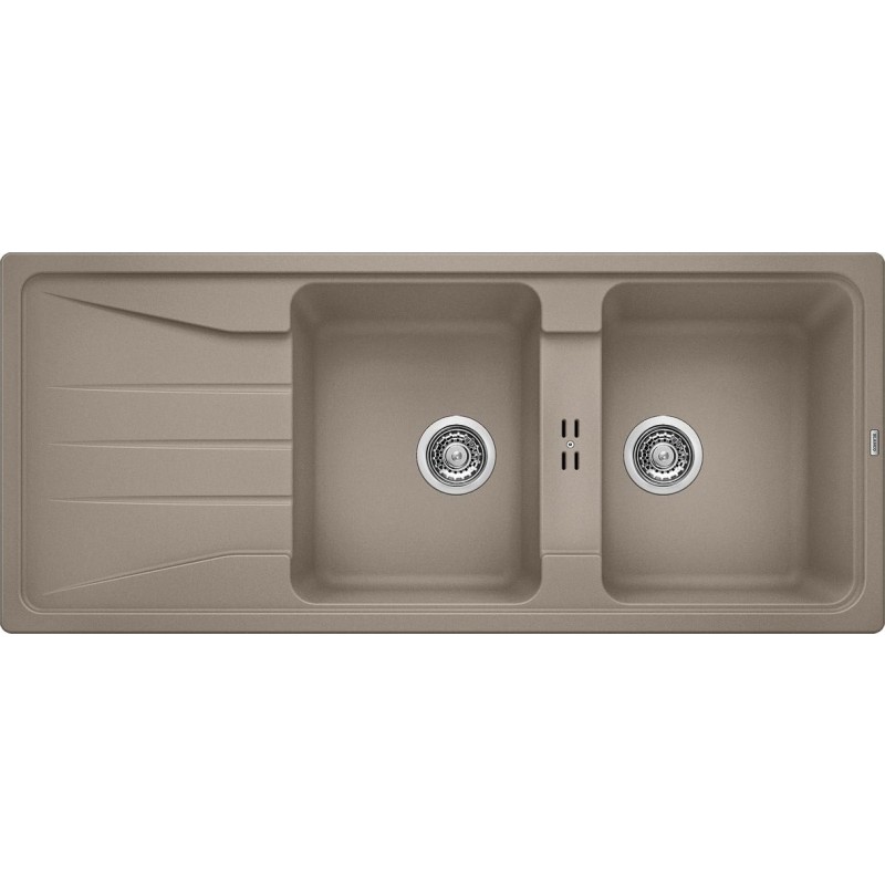 Blanco Sona 8 S UX diskb&auml;nk, 116x50 cm, beige