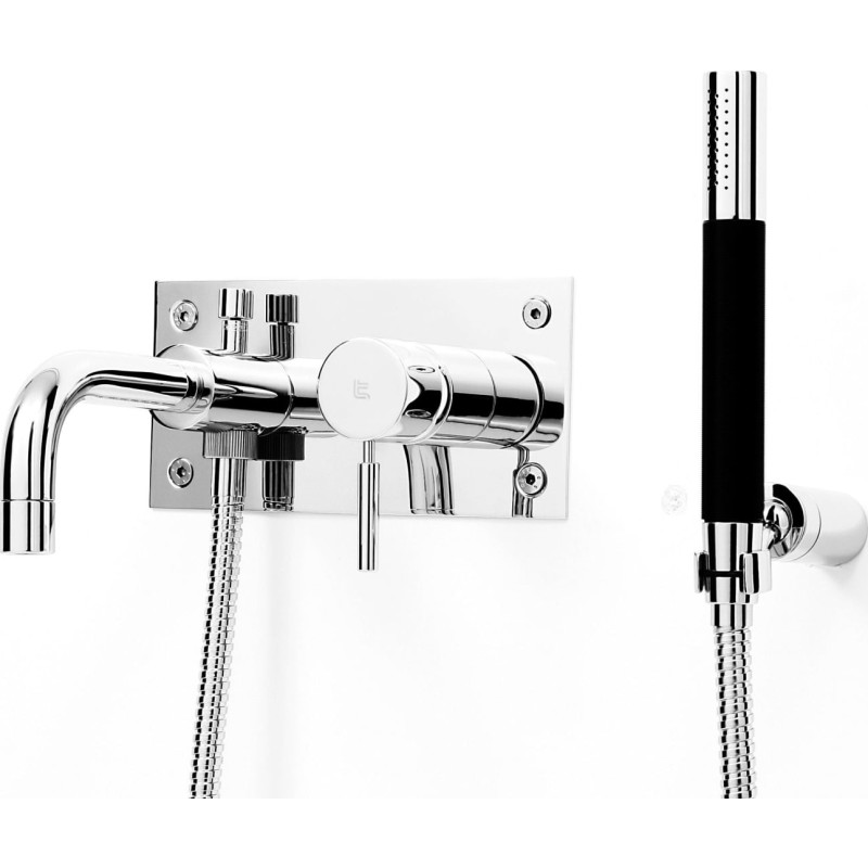 Tapwell Box BOX026 badkarsblandare med duschset, krom