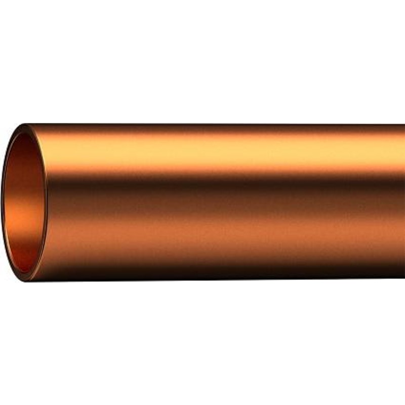 Kopparör Hårt 22 mm - 2,5 meter