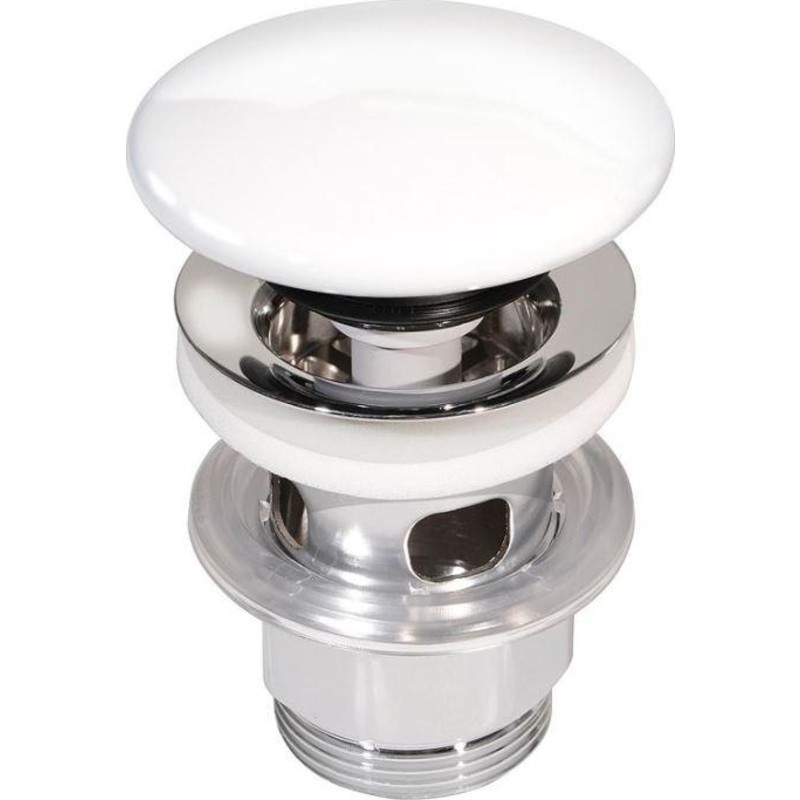 Gustavsberg Estetic bottenventil, push-open, hvid