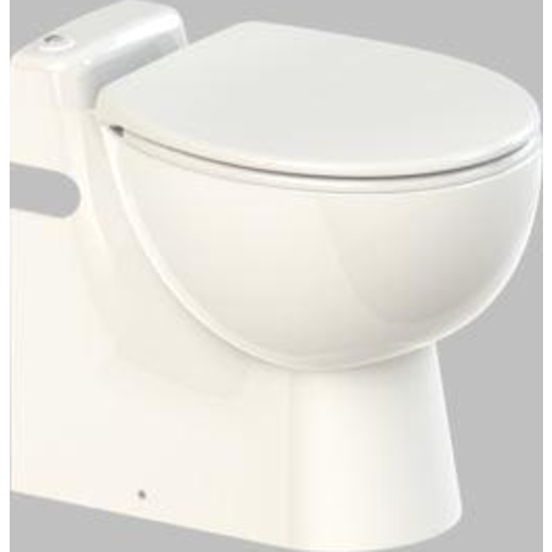 Saniflo Sanicomp Pro Silen Eco+ toalett, vit