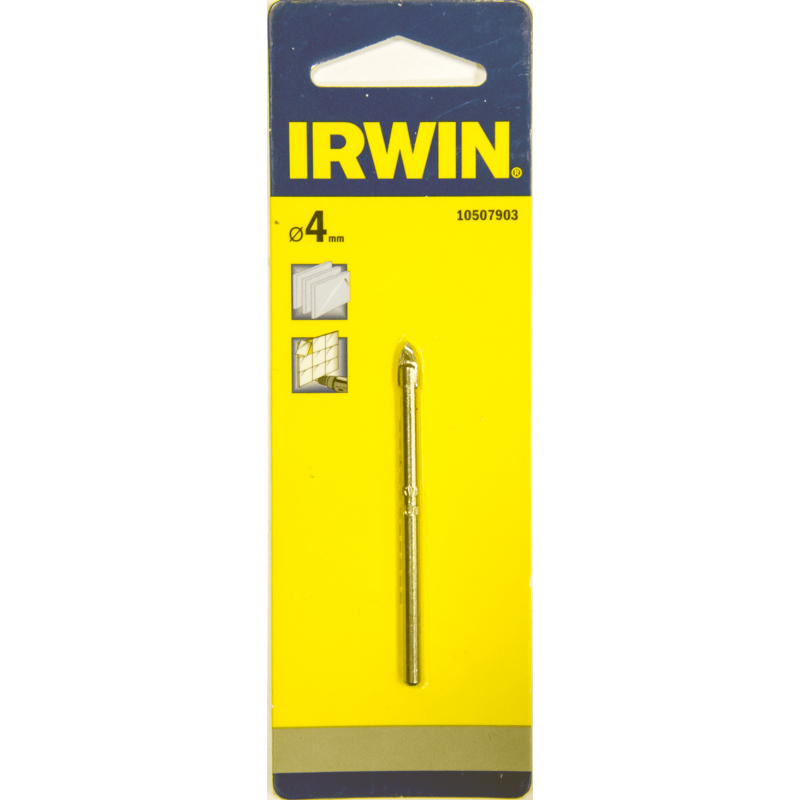 Irwin bor 4 mm til glas, fliser, og porcelæn