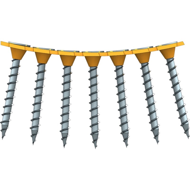 Gipsskruv W, bandade, 3,9 x 40 mm, 1000 st