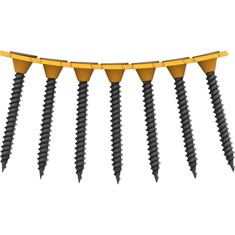 Gipsskruv S, bandade, 3,5 x 25 mm, 1000 st