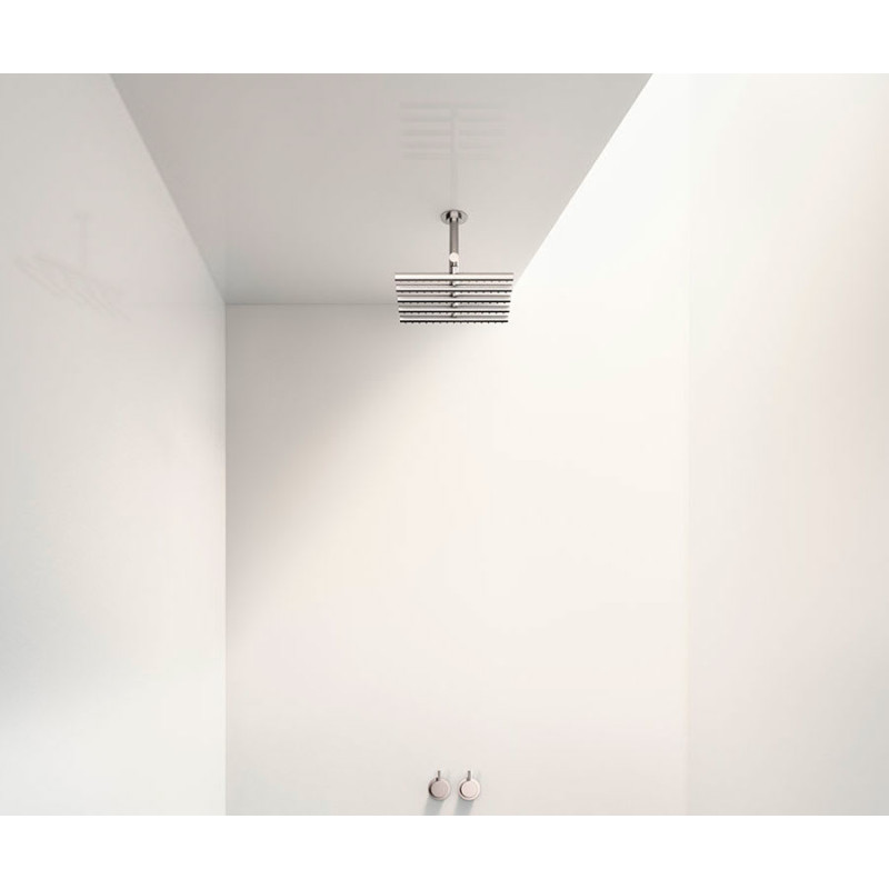 Vola 5251A duschset, borstat krom