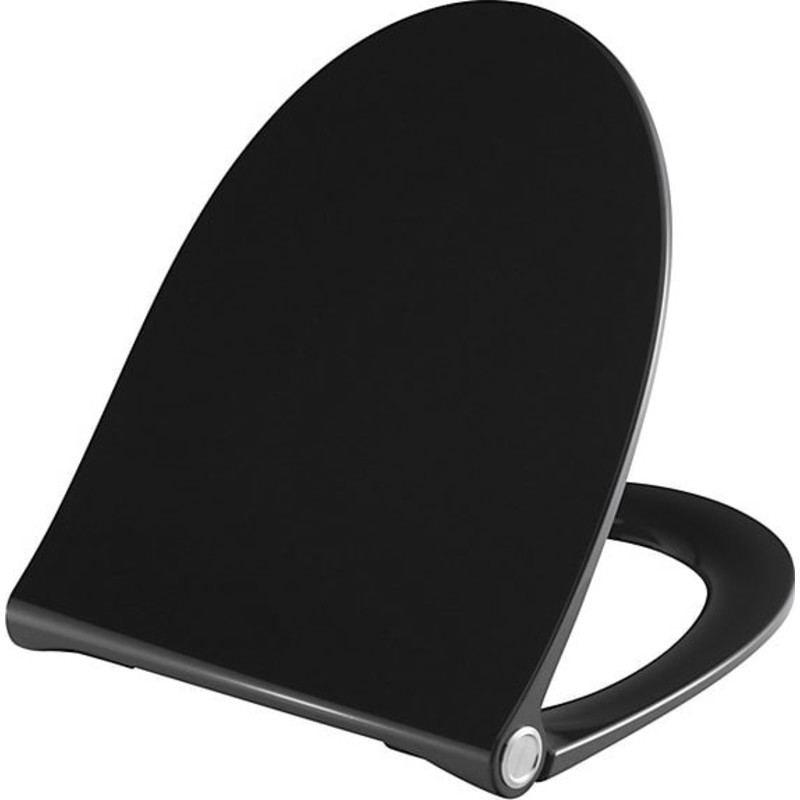 Pressalit Sway Norden toalettsits, soft close, snabbf&auml;ste, svart