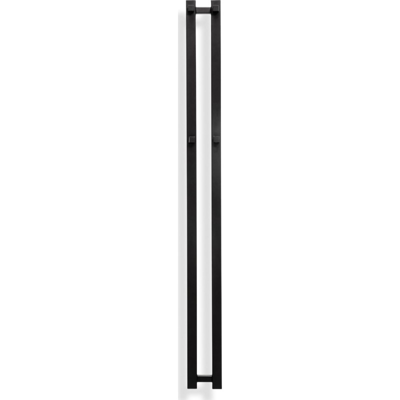 Svedbergs Zaga handdukstork, kombi, 10,8x120 cm, Matt svart
