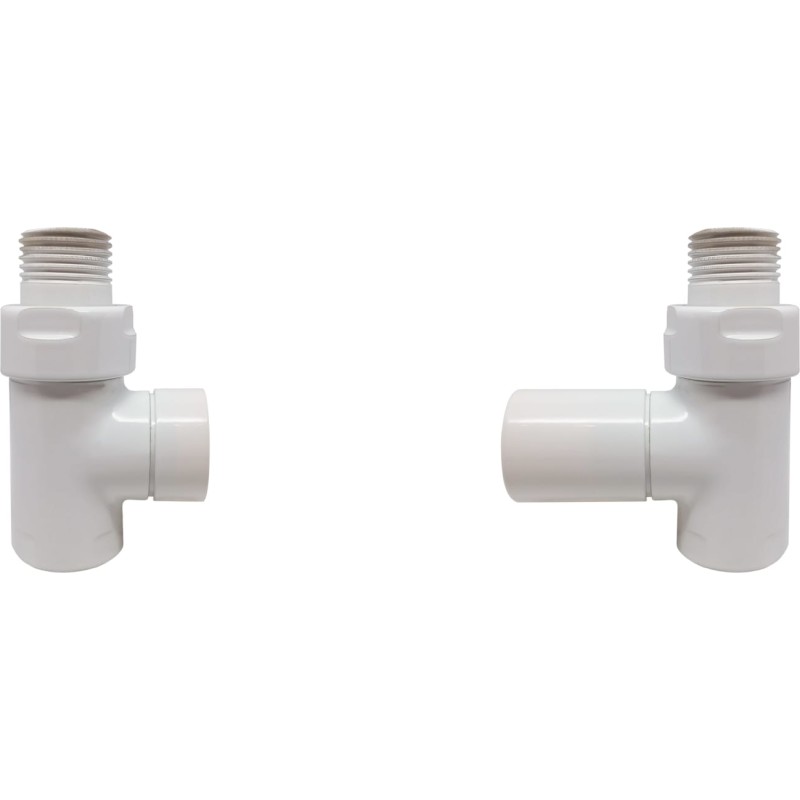 Kriss Cylinder Manuel ventilsæt 1/2'' ligeløbende. Hvid