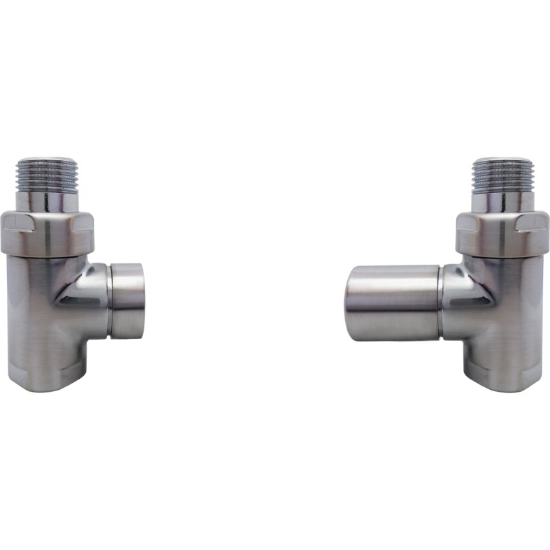 Kriss Cylinder ventilset, rak, borstat krom