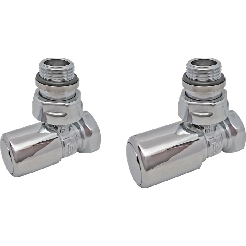 Kriss Skandi First Manuel ventilset, 1/2", vinkel, krom