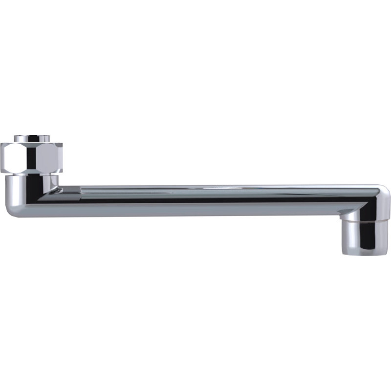 Børma Ceraflex svingtud 320 mm. 3/4'' omløber. Krom