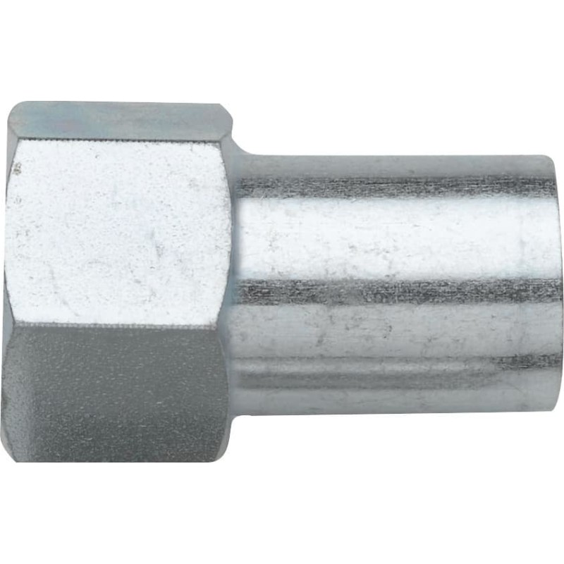 Turbo Steel indstik nippel/muffe, 22 mm x 1/2"