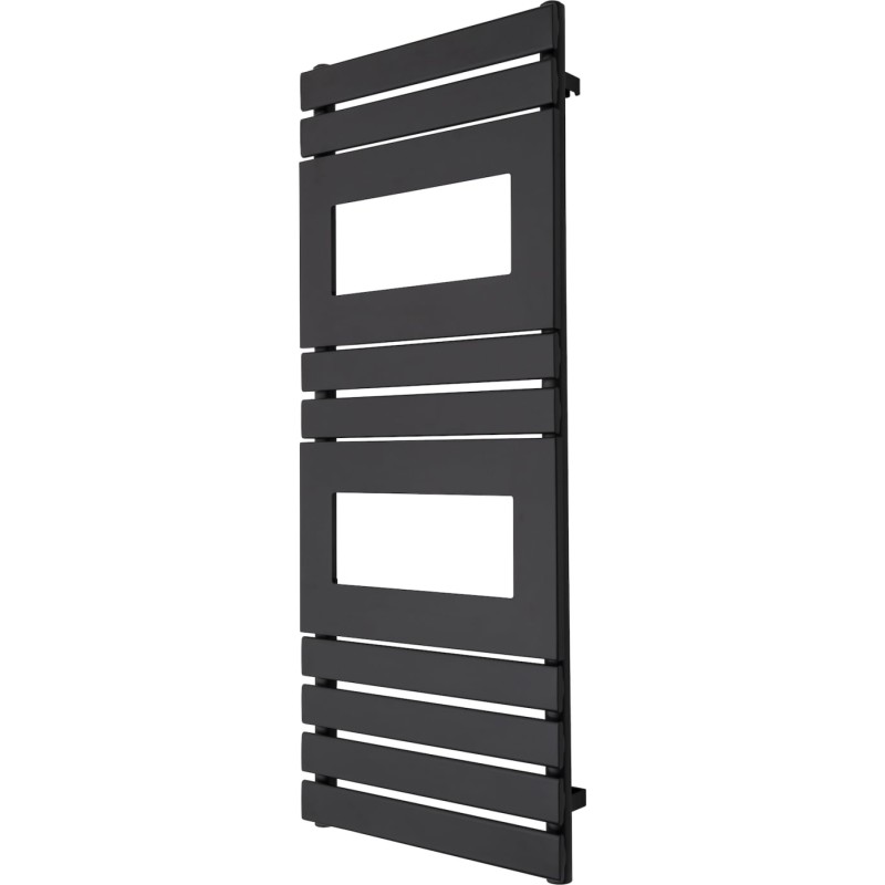 TVS håndklæderadiator PLANO 2-500. 1290 x 520 mm. CC 470 mm. Sort