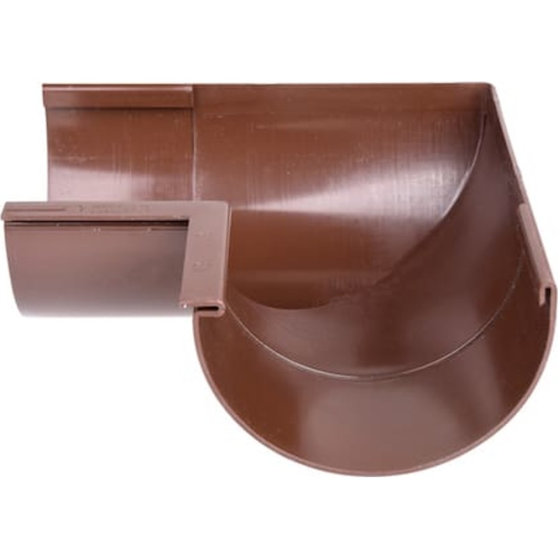 Plastmo indvendig gering nr. 11 / 90 grader, brun