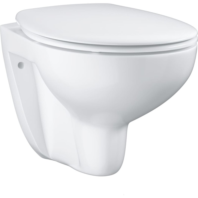 Grohe Bau Ceramic Toilet med sæde med soft-close og quick-release, Rimless