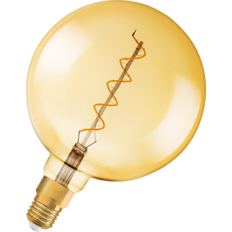 4 st Osram Vintage 1906 E27 globlampa, 2000K, 4W, Ø20 cm