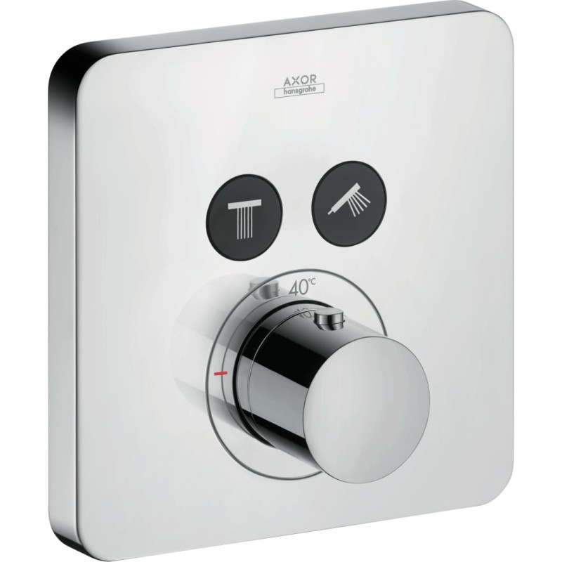 hansgrohe AXOR ShowerSelect termostatarmatur Softcube. 170x170mm med afspærring