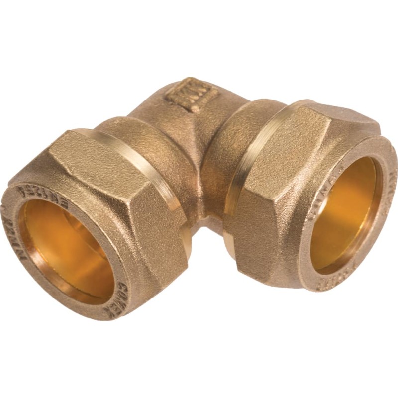 Kompressions vinkel 90 til pex og kobber, 12 mm - Conex