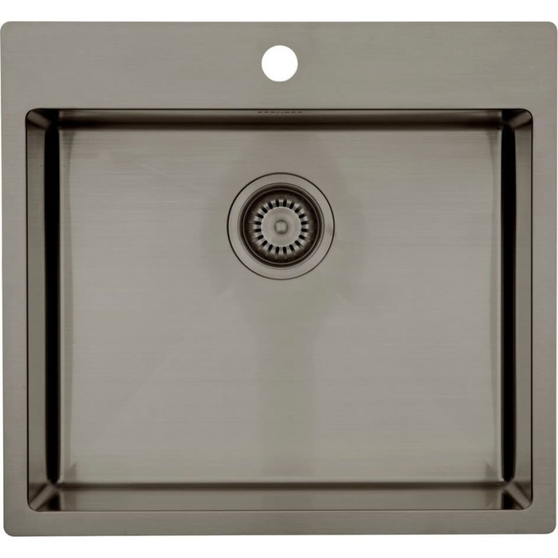 Lavabo Kubus 540 Soft køkkenvask, 54x50 cm, sort krom